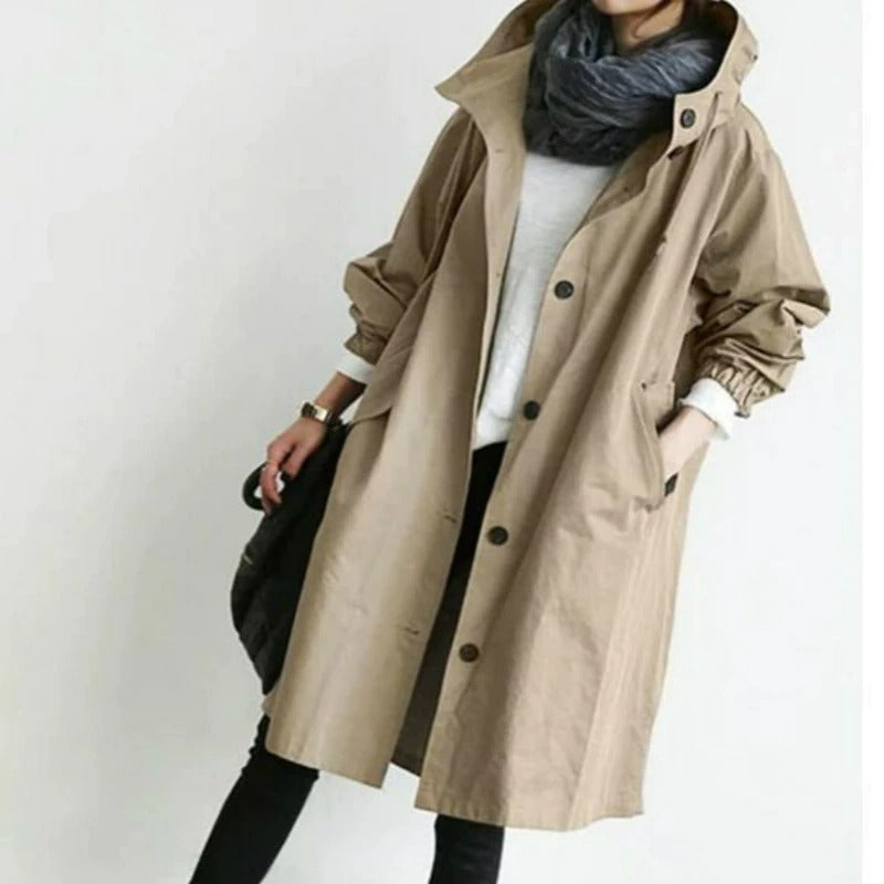 Charlotte™ | Elegant and Water-Resistant Trench Coat