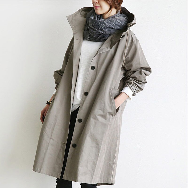 Charlotte™ | Elegant and Water-Resistant Trench Coat