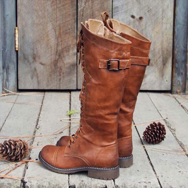 Charlotte™ |  Fashion Low Heel High Cavalier Boots