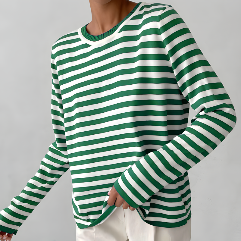 Charlotte™ | Elegant striped jumper