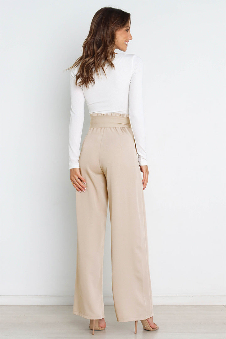 Charlotte™ | High-Waist Paperbag Trousers