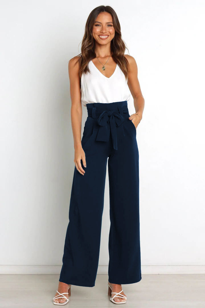 Charlotte™ | High-Waist Paperbag Trousers