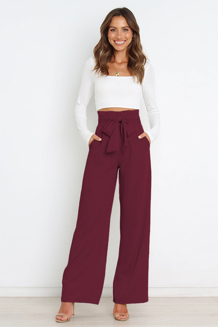 Charlotte™ | High-Waist Paperbag Trousers